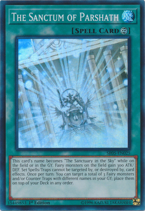 The Sanctum of Parshath [SR05-EN025] Super Rare Yu-Gi-Oh!