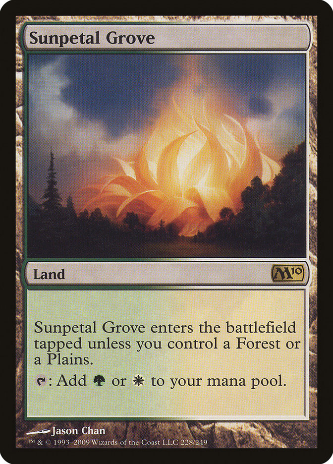 Sunpetal Grove [Magic 2010] Magic: The Gathering