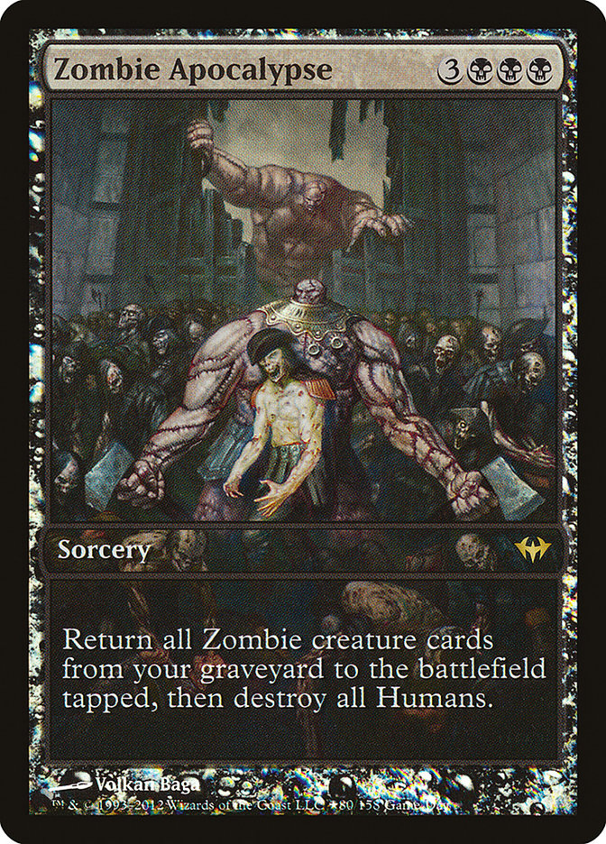 Zombie Apocalypse (Game Day) [Dark Ascension Promos] Magic: The Gathering