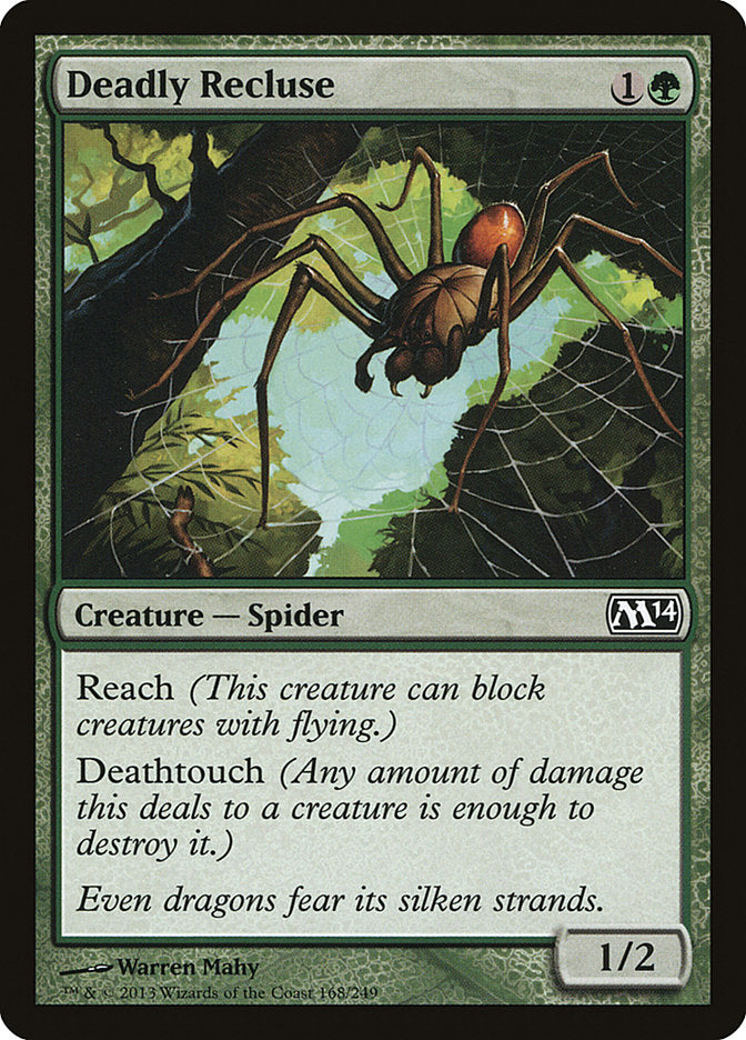 Deadly Recluse [Magic 2014] Magic: The Gathering