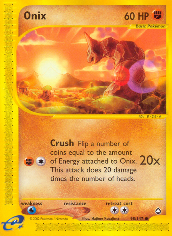 Onix (98/147) [Aquapolis] Pokémon