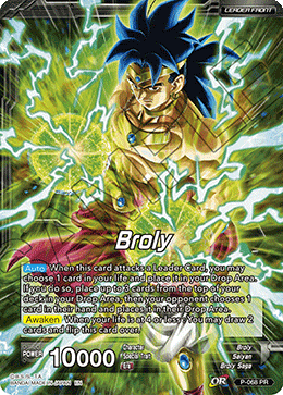 Broly // Broly, Legend's Dawning (Gold Stamped) (P-068) [Mythic Booster] Dragon Ball Super