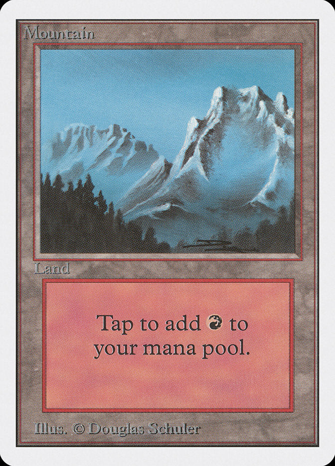 Mountain (298) [Unlimited Edition] Magic: The Gathering