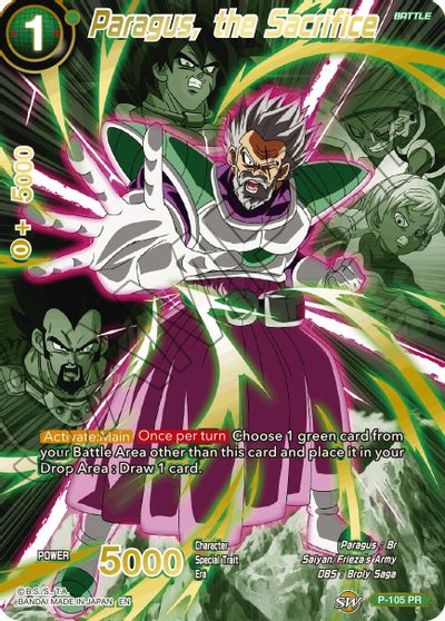 Paragus, the Sacrifice (Alternate Art) (P-105) [Special Anniversary Set 2021] Dragon Ball Super