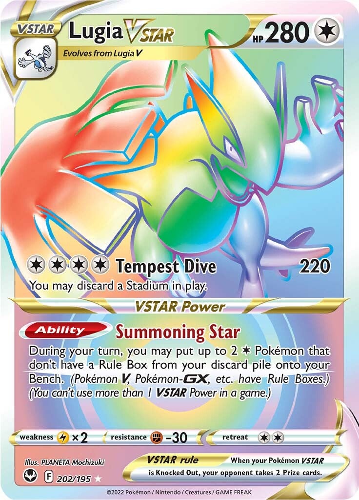 Lugia VSTAR (202/195) [Sword & Shield: Silver Tempest] Pokémon