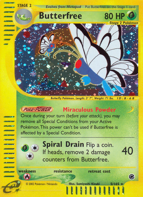 Butterfree (5/165) [Expedition: Base Set] Pokémon