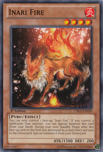 Inari Fire [CBLZ-EN038] Common Yu-Gi-Oh!