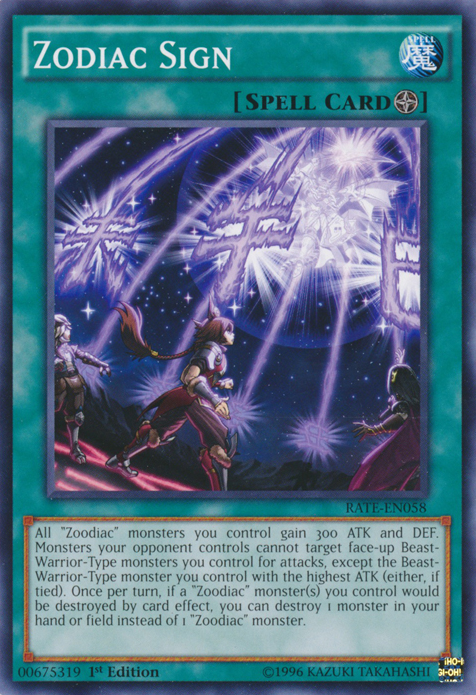 Zodiac Sign [RATE-EN058] Common Yu-Gi-Oh!