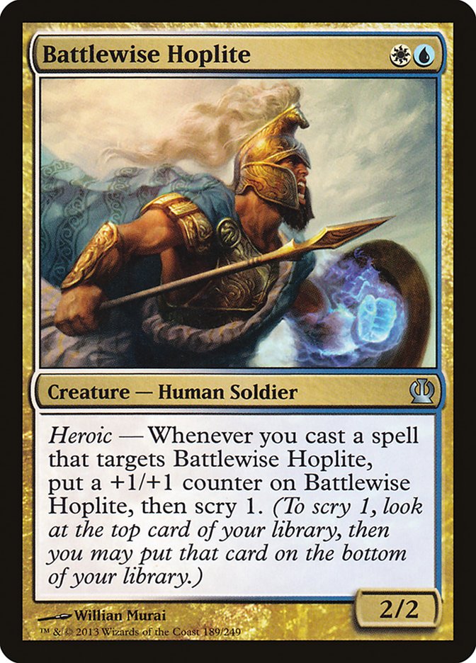 Battlewise Hoplite [Theros] Magic: The Gathering