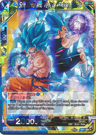 Son Goku and Vegeta, Saiyan Bonds (DB1-089) [Dragon Brawl] Dragon Ball Super