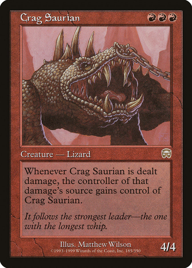 Crag Saurian [Mercadian Masques] Magic: The Gathering