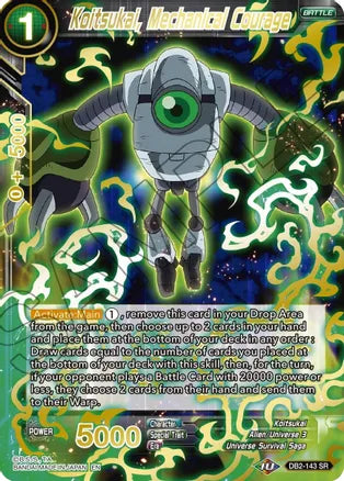 Koitsukai, Mechanical Courage (Gold Stamped) (DB2-143) [Mythic Booster] Dragon Ball Super