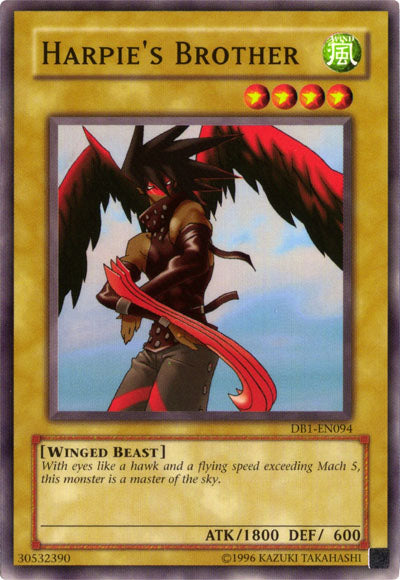 Harpie's Brother [DB1-EN094] Common Yu-Gi-Oh!