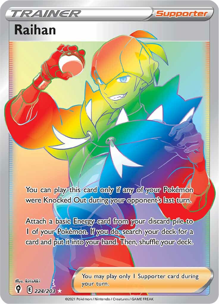 Raihan (224/203) [Sword & Shield: Evolving Skies] Pokémon