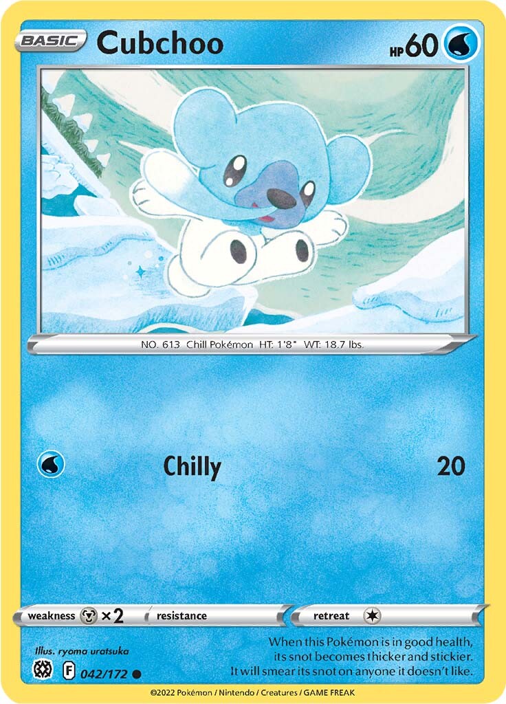 Cubchoo (042/172) [Sword & Shield: Brilliant Stars] Pokémon