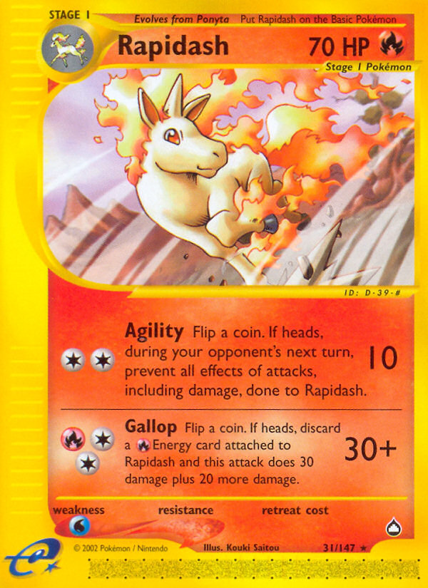 Rapidash (31/147) [Aquapolis] Pokémon