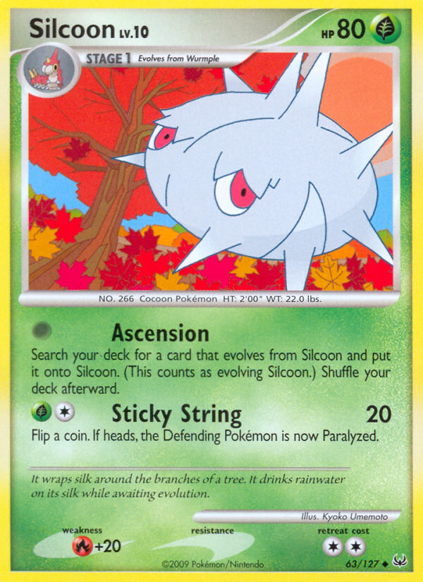 Silcoon (63/127) [Platinum: Base Set] Pokémon