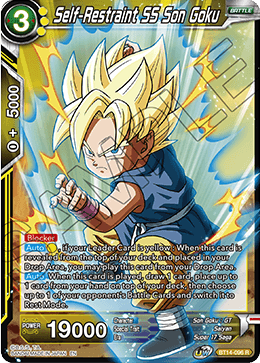 Self-Restraint SS Son Goku (BT14-096) [Cross Spirits] Dragon Ball Super