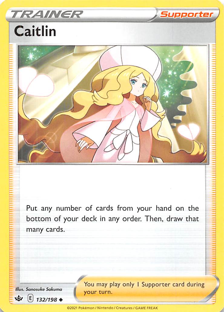 Caitlin (132/198) [Sword & Shield: Chilling Reign] Pokémon