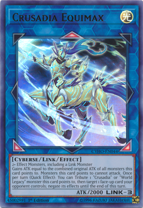 Crusadia Equimax [CYHO-EN044] Ultra Rare Yu-Gi-Oh!