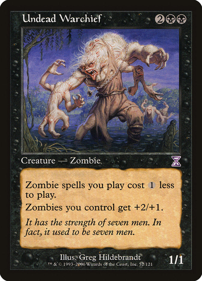 Undead Warchief [Time Spiral Timeshifted] Magic: The Gathering