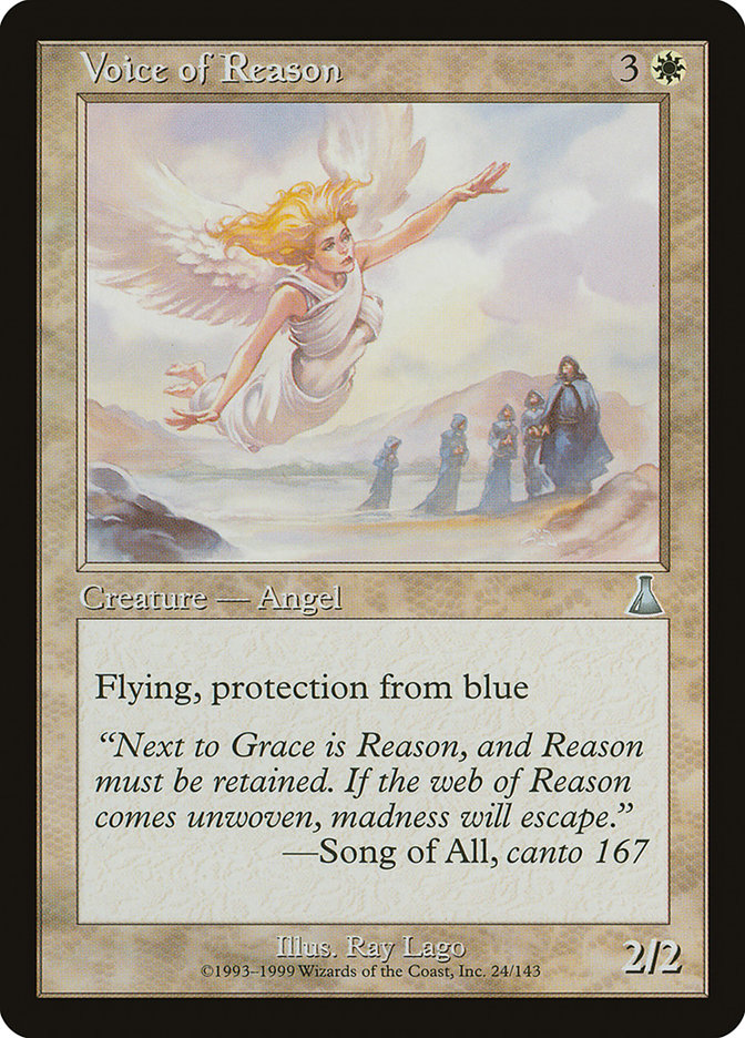 Voice of Reason [Urza's Destiny] Magic: The Gathering