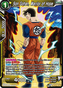 Son Gohan, Warrior of Hope (Uncommon) (BT13-099) [Supreme Rivalry] Dragon Ball Super