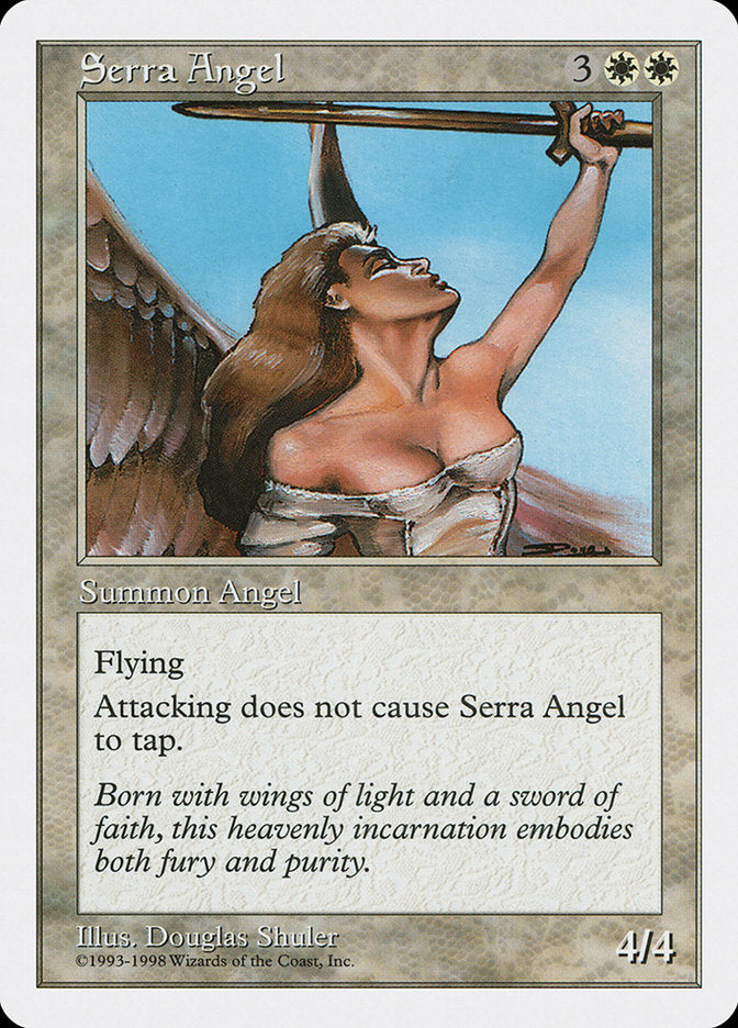 Serra Angel [Anthologies] Magic: The Gathering