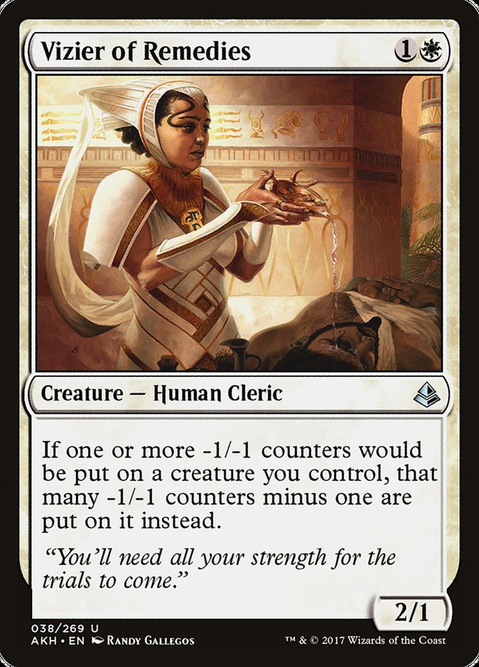 Vizier of Remedies [Amonkhet] Magic: The Gathering