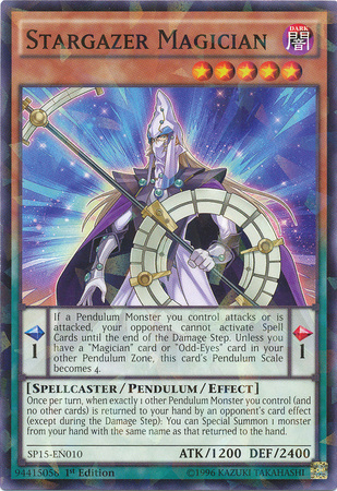 Stargazer Magician [SP15-EN010] Shatterfoil Rare Yu-Gi-Oh!