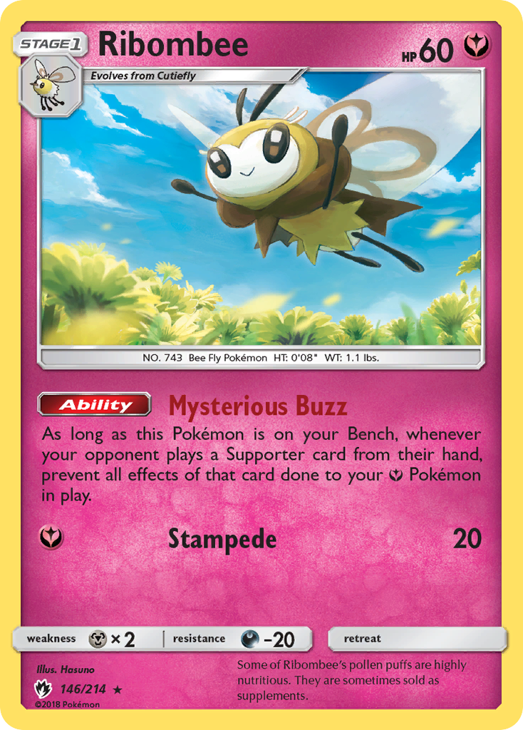 Ribombee (146/214) [Sun & Moon: Lost Thunder] Pokémon
