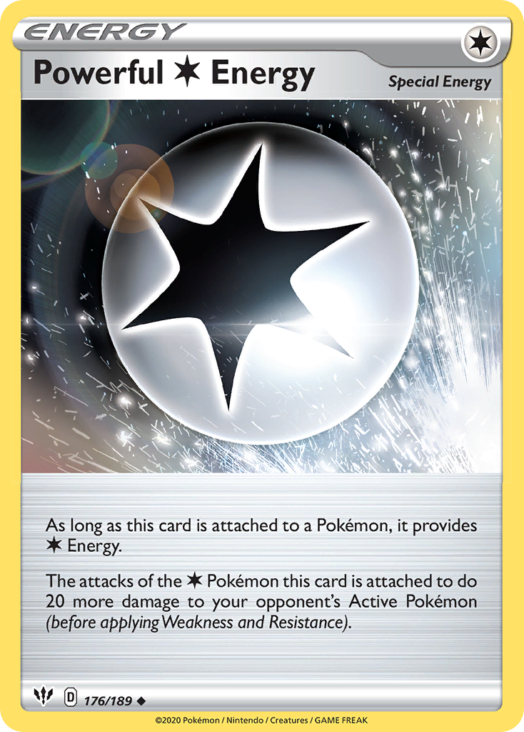 Powerful Colorless Energy (176/189) [Sword & Shield: Darkness Ablaze] Pokémon
