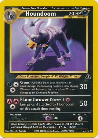 Houndoom (23/75) [Neo Discovery Unlimited] Pokémon