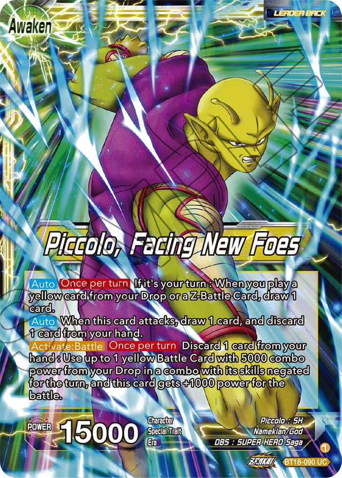 Piccolo // Piccolo, Facing New Foes (BT18-090) [Dawn of the Z-Legends] Dragon Ball Super