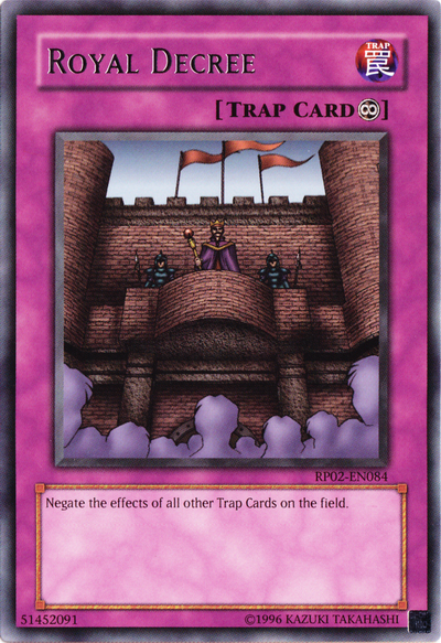 Royal Decree [RP02-EN084] Rare Yu-Gi-Oh!