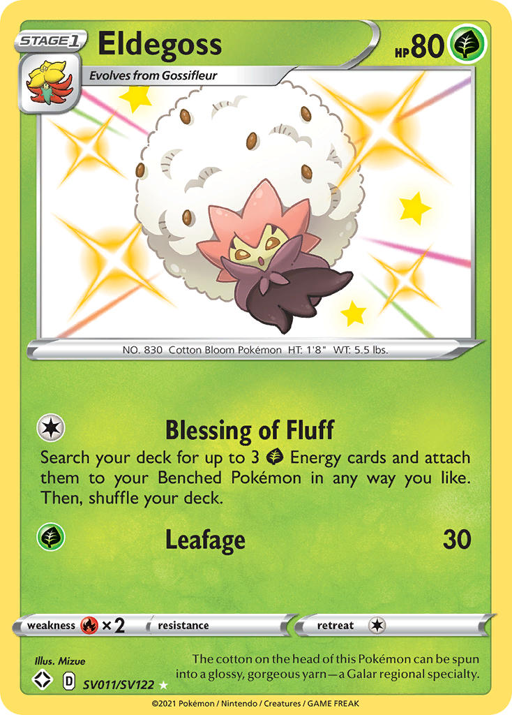 Eldegoss (SV011/SV122) [Sword & Shield: Shining Fates] Pokémon