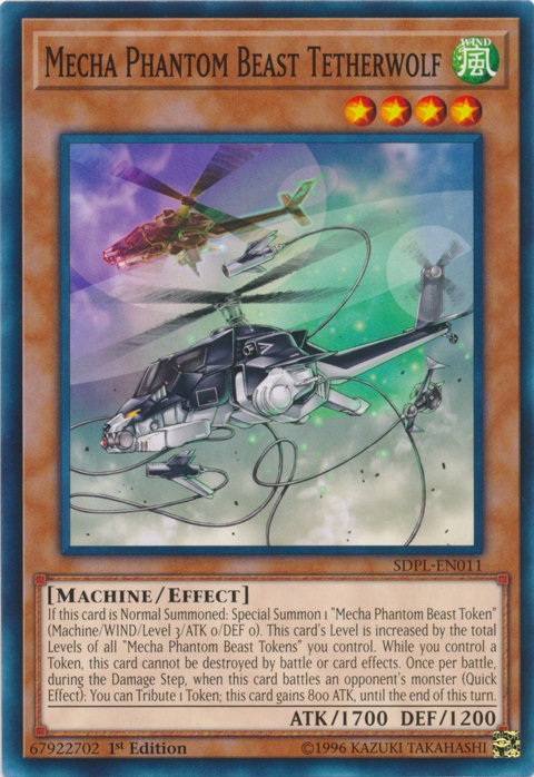 Mecha Phantom Beast Tetherwolf [SDPL-EN011] Common Yu-Gi-Oh!