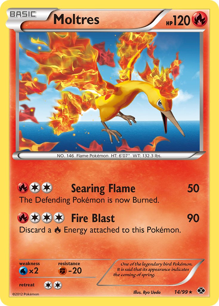 Moltres (14/99) (Blister Exclusive) [Black & White: Next Destinies] Pokémon