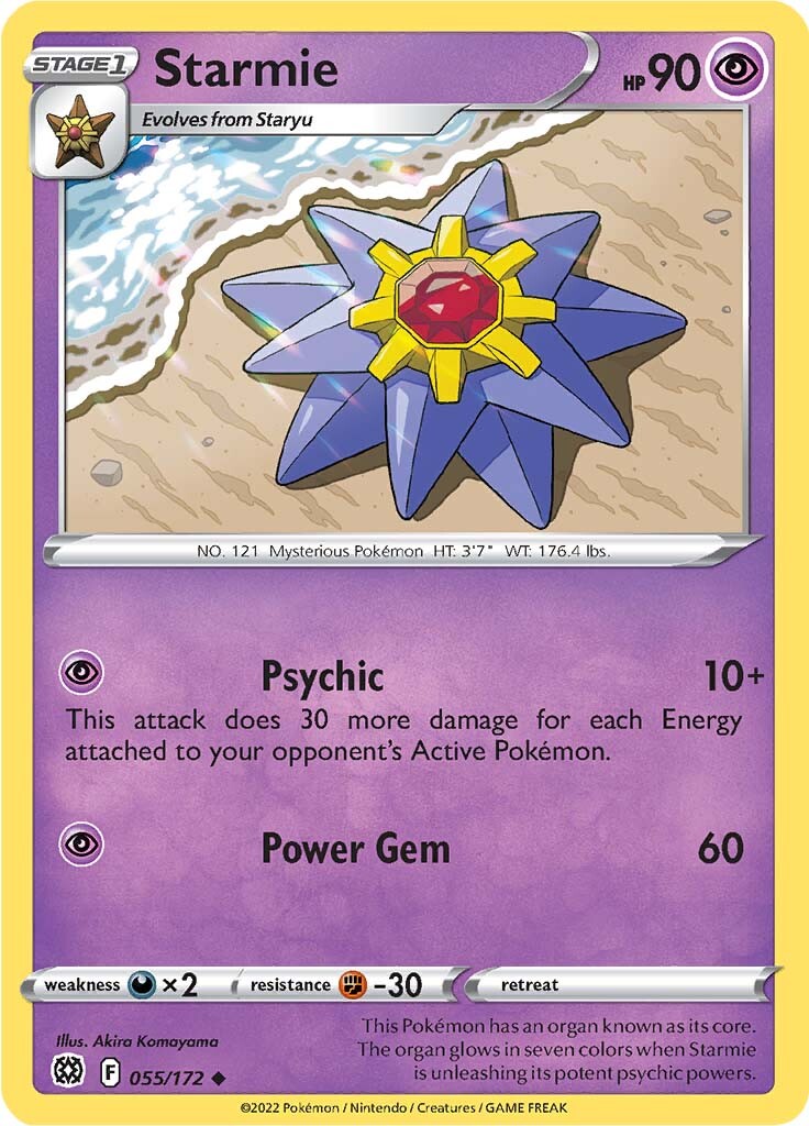 Starmie (055/172) [Sword & Shield: Brilliant Stars] Pokémon