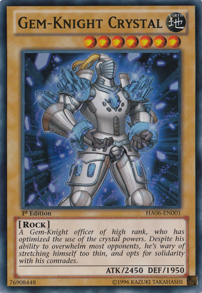 Gem-Knight Crystal [HA06-EN001] Super Rare Yu-Gi-Oh!