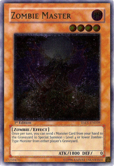 Zombie Master [TAEV-EN039] Ultimate Rare Yu-Gi-Oh!