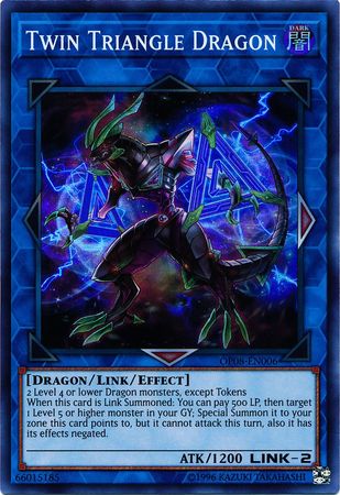 Twin Triangle Dragon [OP08-EN006] Super Rare Yu-Gi-Oh!