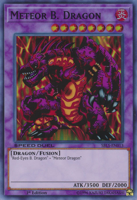 Meteor B. Dragon [SBLS-EN013] Super Rare Yu-Gi-Oh!