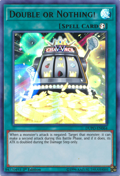 Double or Nothing! [DUPO-EN064] Ultra Rare Yu-Gi-Oh!