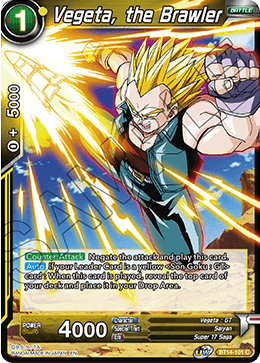 Vegeta, the Brawler (BT14-101) [Cross Spirits] Dragon Ball Super