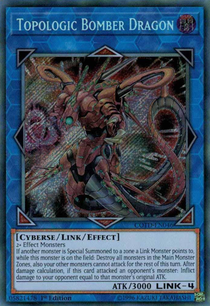 Topologic Bomber Dragon [COTD-EN046] Secret Rare Yu-Gi-Oh!