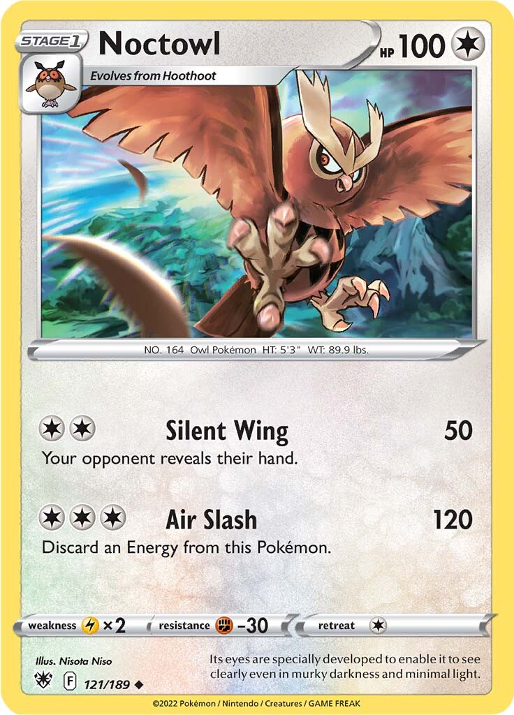 Noctowl (121/189) [Sword & Shield: Astral Radiance] Pokémon