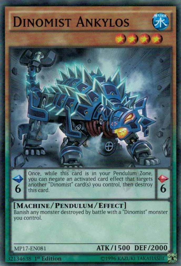 Dinomist Ankylos [MP17-EN081] Common Yu-Gi-Oh!