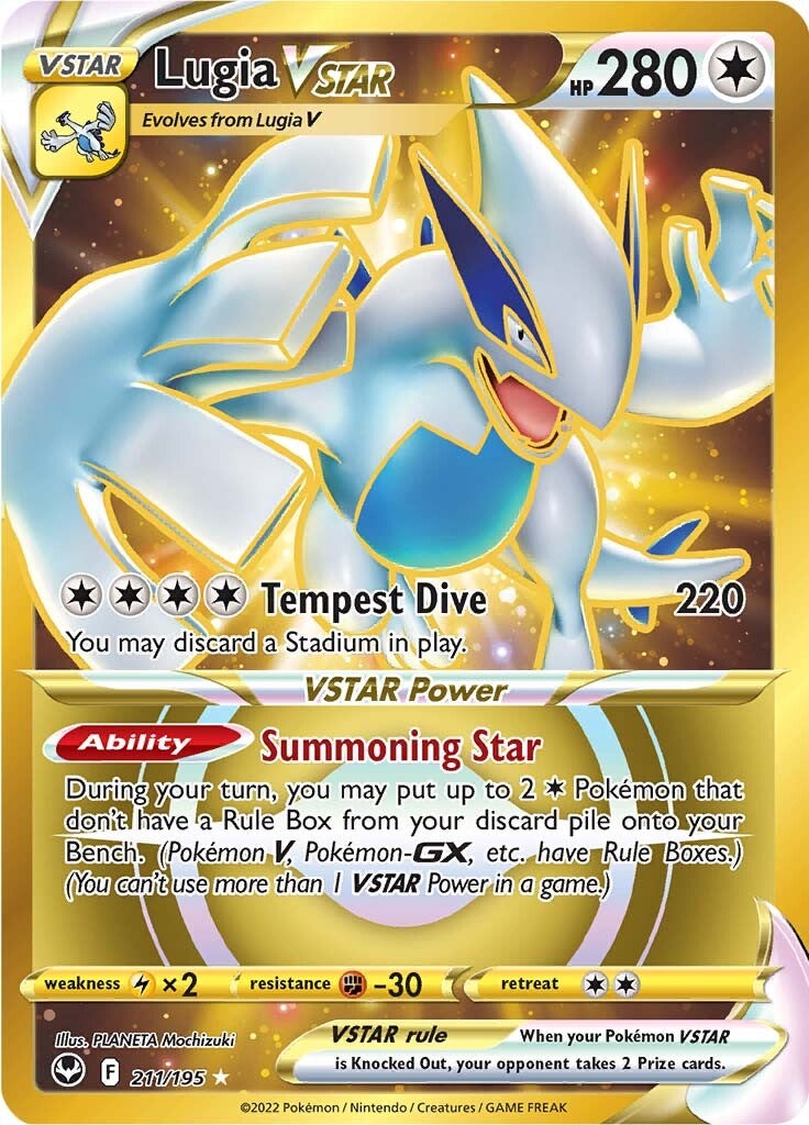 Lugia VSTAR (211/195) [Sword & Shield: Silver Tempest] Pokémon