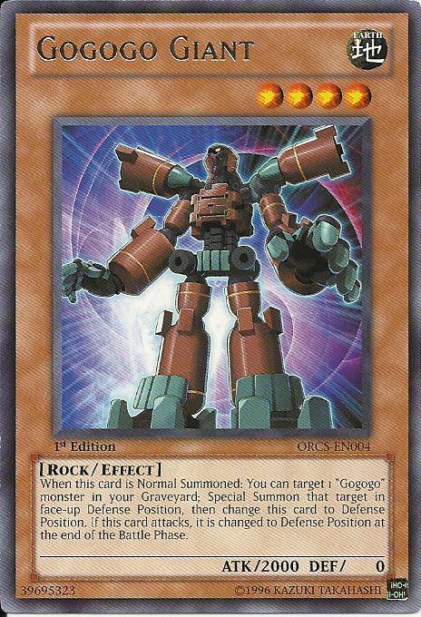 Gogogo Giant [ORCS-EN004] Rare Yu-Gi-Oh!